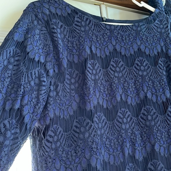 Navy lace DJ set - Picture 2 of 5